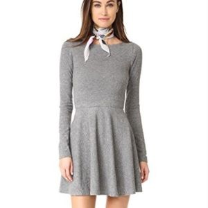 alice + olivia Brinley Long Sleeve Grey Dress size 0